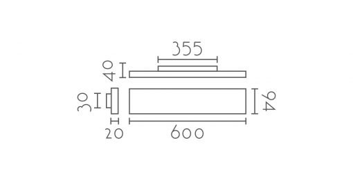 APLIQUE WZ60 BK - Imagen 3