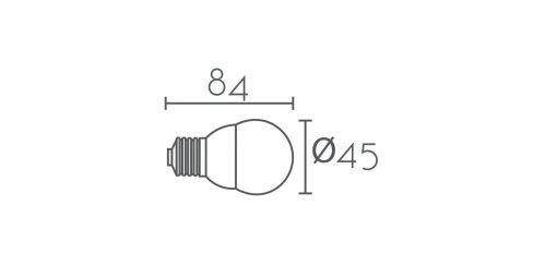 LED E27 G45 - Imagen 2