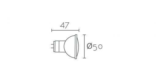 LED GU5.3 6W 120º - Imagen 2