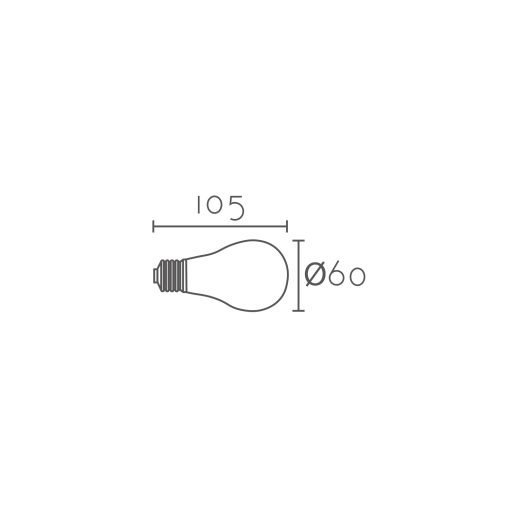 LED E27 A60 GLASS 11W - Imagen 2