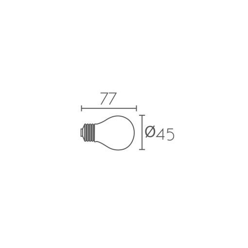 LED E27 G45 GLASS - Imagen 2