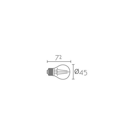 LED E27 G45 CLEAR - Imagen 2