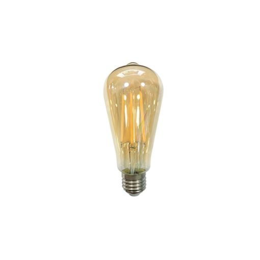 LED E27 ST64 AMBAR